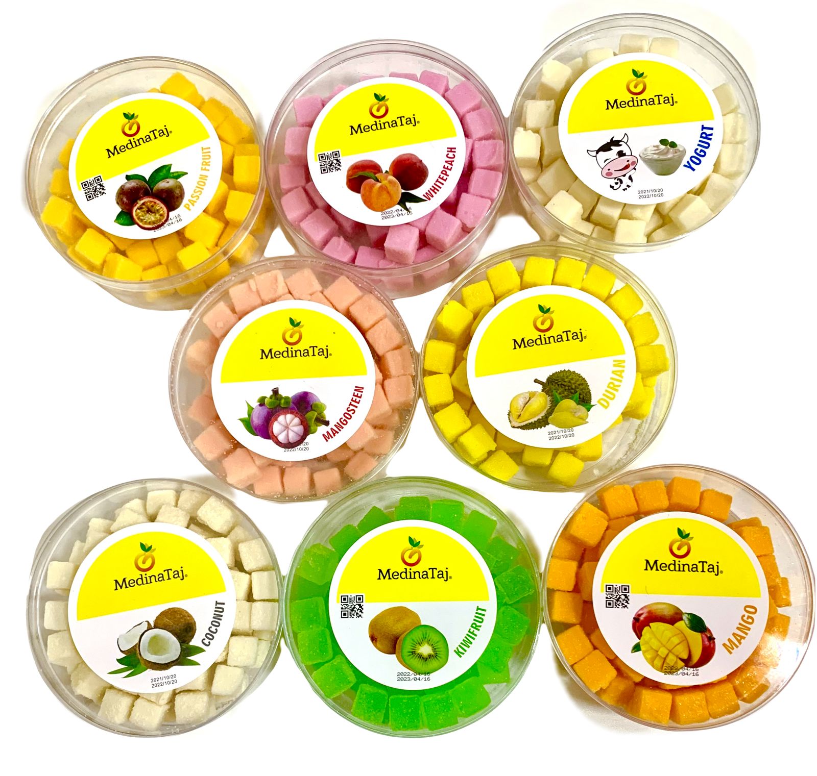 Кубики фруктовые и Цукаты